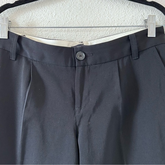 BANANA REPUBLIC Women 100% Wool Ankle Dress Pants 6 Black Ryan Fit Work Wear - Picture 4 of 9